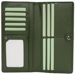 Renee Ultra-Thin RFID-Blocking Leather Card Wallet - Slim Bifold