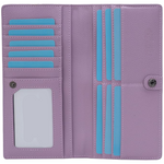 Renee Ultra-Thin RFID-Blocking Leather Card Wallet - Slim Bifold