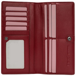 Renee Ultra-Thin RFID-Blocking Leather Card Wallet - Slim Bifold