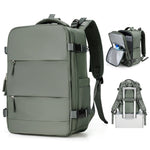 Compact Travel Backpack - Airline-Friendly Unisex Carry-On