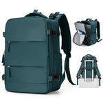 Compact Travel Backpack - Airline-Friendly Unisex Carry-On