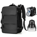 Compact Travel Backpack - Airline-Friendly Unisex Carry-On