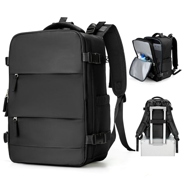 Compact Travel Backpack - Airline-Friendly Unisex Carry-On