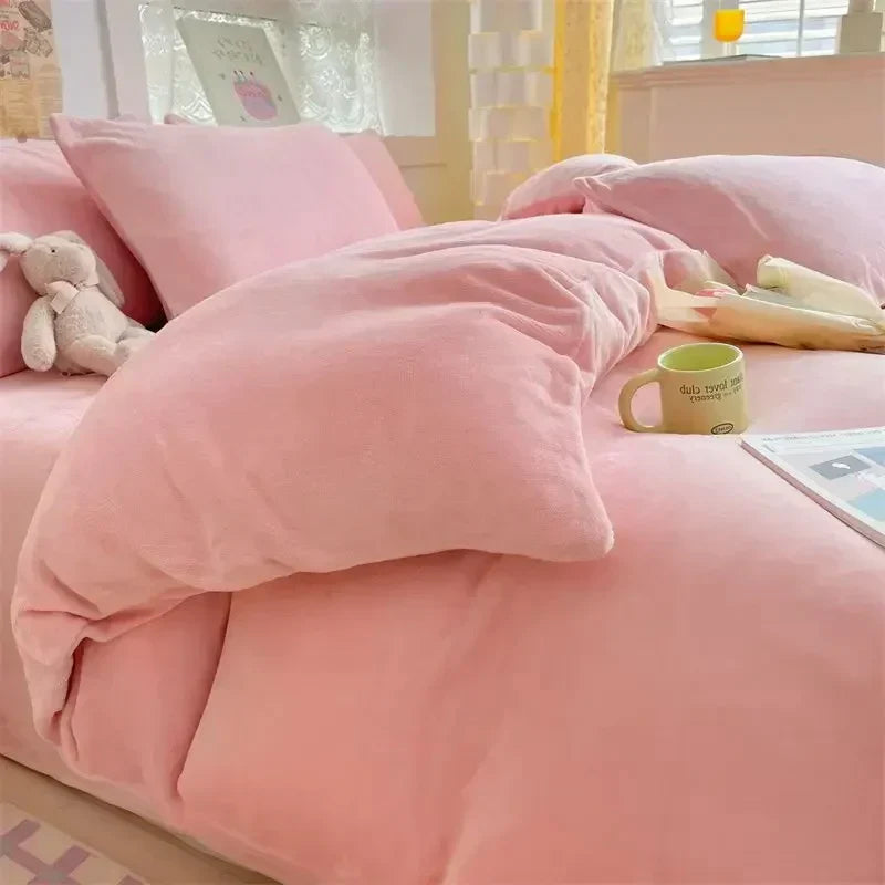 Cozy Cover Flannel Fleece Duvet Cover - Thick, Warm Winter Bedding