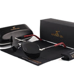Polarized Aviator Sunglasses - Aluminum Frame with UV Protection