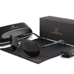 Polarized Aviator Sunglasses - Aluminum Frame with UV Protection