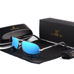 Polarized Aviator Sunglasses - Aluminum Frame with UV Protection