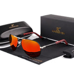 Polarized Aviator Sunglasses - Aluminum Frame with UV Protection
