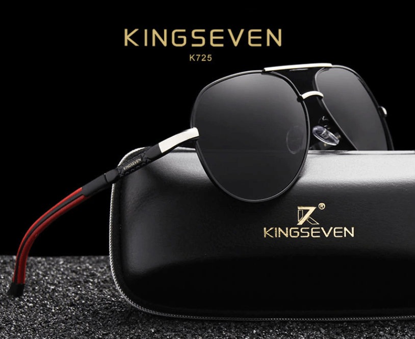 Polarized Aviator Sunglasses - Aluminum Frame with UV Protection