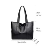 Vintaris Elegant Leather Shoulder Bag - Retro-Inspired Everyday Style