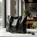 Vintaris Elegant Leather Shoulder Bag - Retro-Inspired Everyday Style