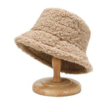 Livia Teddy Bucket Hat - Soft Lambswool Winter Hat