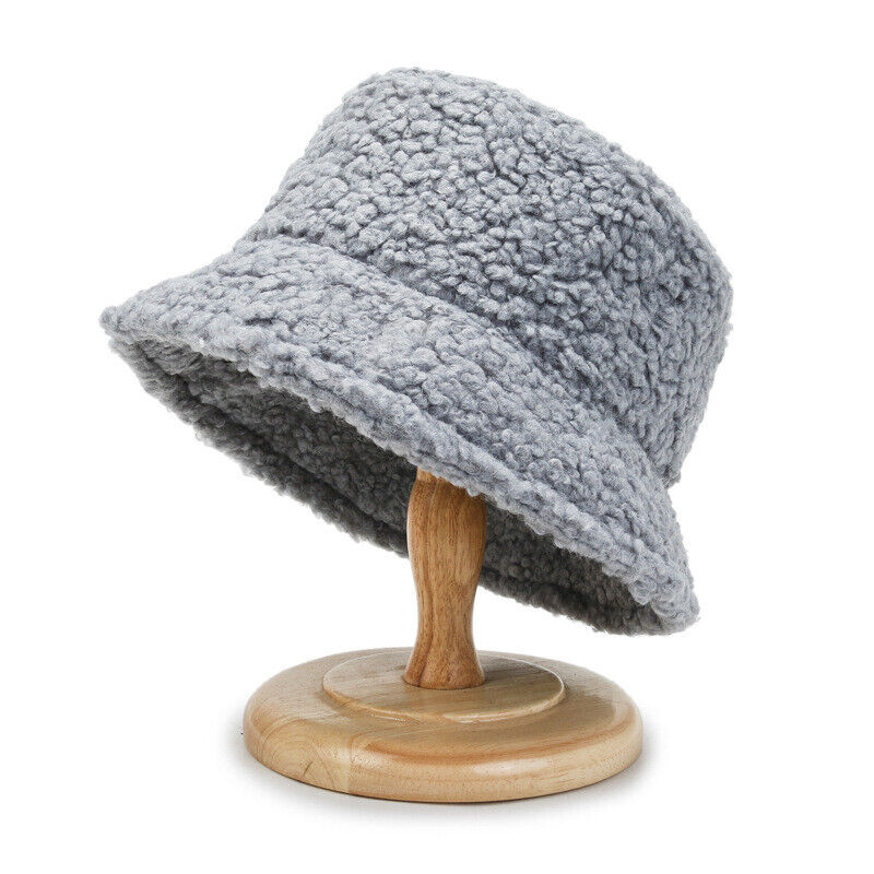 Livia Teddy Bucket Hat - Soft Lambswool Winter Hat