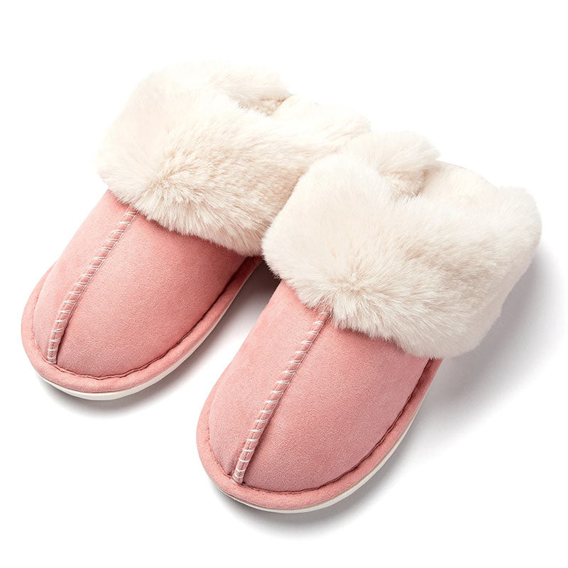 Warm-Lined Slippers - Soft Interior with Non-Slip Sole