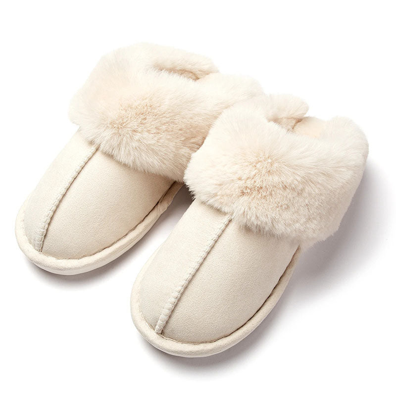 Warm-Lined Slippers - Soft Interior with Non-Slip Sole