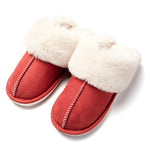 Warm-Lined Slippers - Soft Interior with Non-Slip Sole