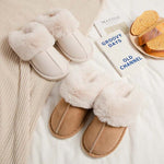 Warm-Lined Slippers - Soft Interior with Non-Slip Sole