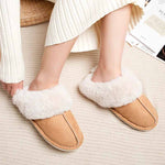 Warm-Lined Slippers - Soft Interior with Non-Slip Sole