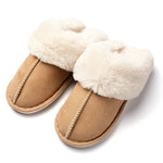 Warm-Lined Slippers - Soft Interior with Non-Slip Sole