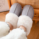 Warm-Lined Slippers - Soft Interior with Non-Slip Sole
