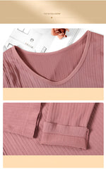 Women's Thermal Shaping Set - Warm, Breathable Two-Piece Base Layer