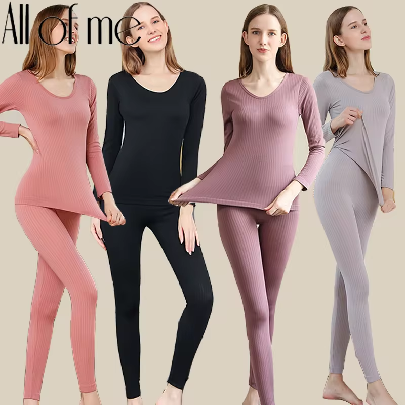 Women's Thermal Shaping Set - Warm, Breathable Two-Piece Base Layer