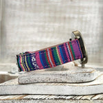 Rainbow Pattern Wristwatch - Adjustable Braided Band