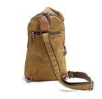 Water-Resistant Canvas Crossbody Bag - Anti-Theft MultiWear Design