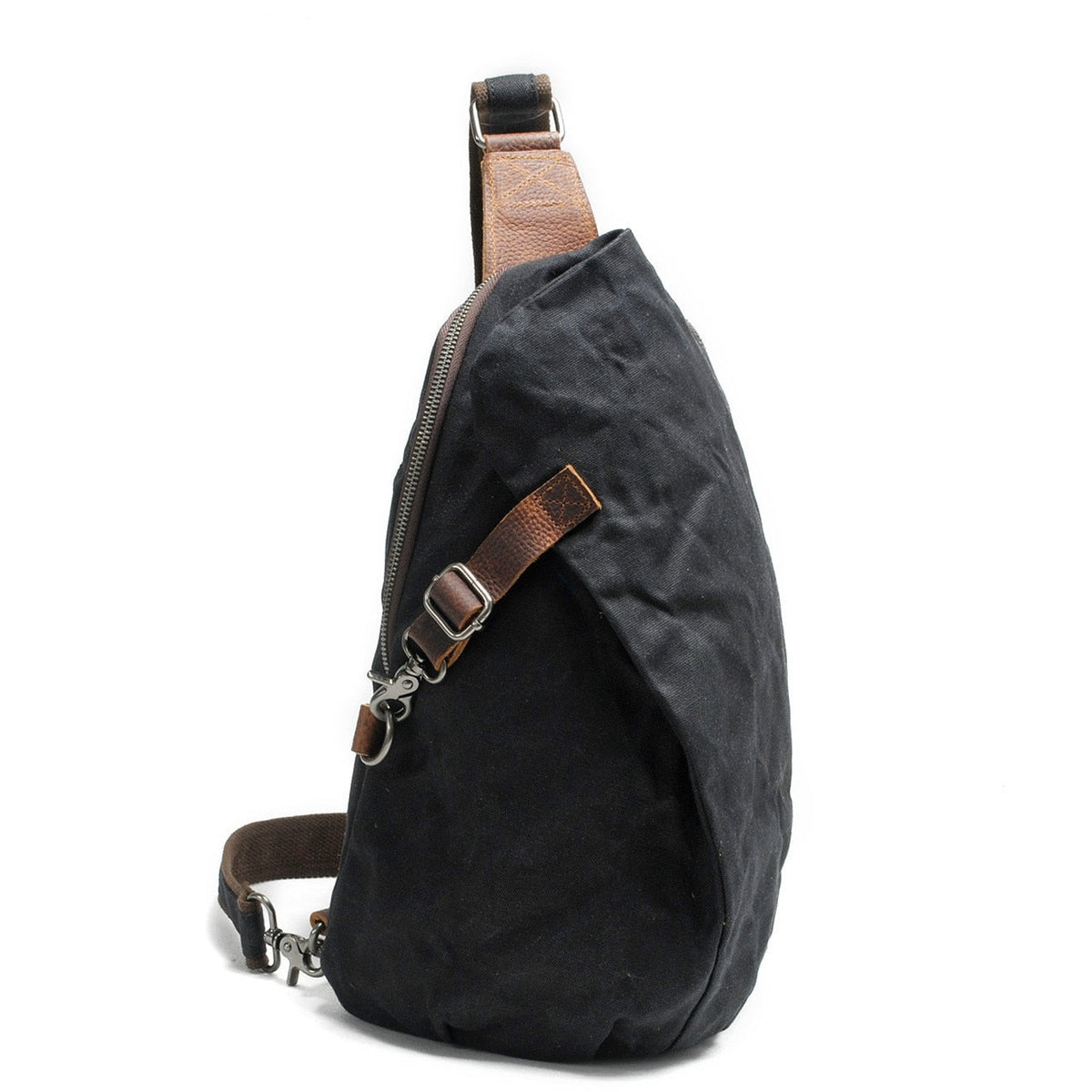 Water-Resistant Canvas Crossbody Bag - Anti-Theft MultiWear Design