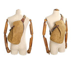 Water-Resistant Canvas Crossbody Bag - Anti-Theft MultiWear Design