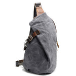 Water-Resistant Canvas Crossbody Bag - Anti-Theft MultiWear Design