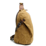 Water-Resistant Canvas Crossbody Bag - Anti-Theft MultiWear Design