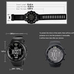 Henry Men's Waterproof Digital Sports Watch - Shock-Resistant Design