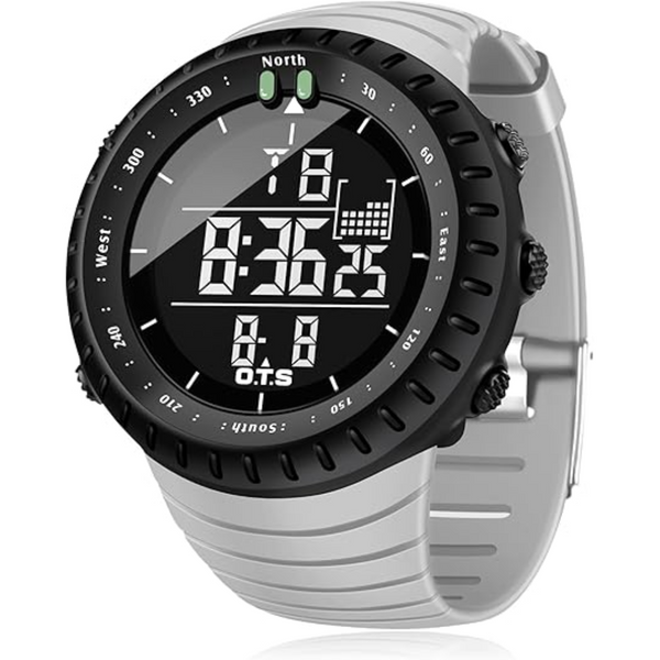 Henry Men's Waterproof Digital Sports Watch - Shock-Resistant Design