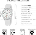 Femke Waterproof Nurses Watch - Easy-Read Analogue Dial