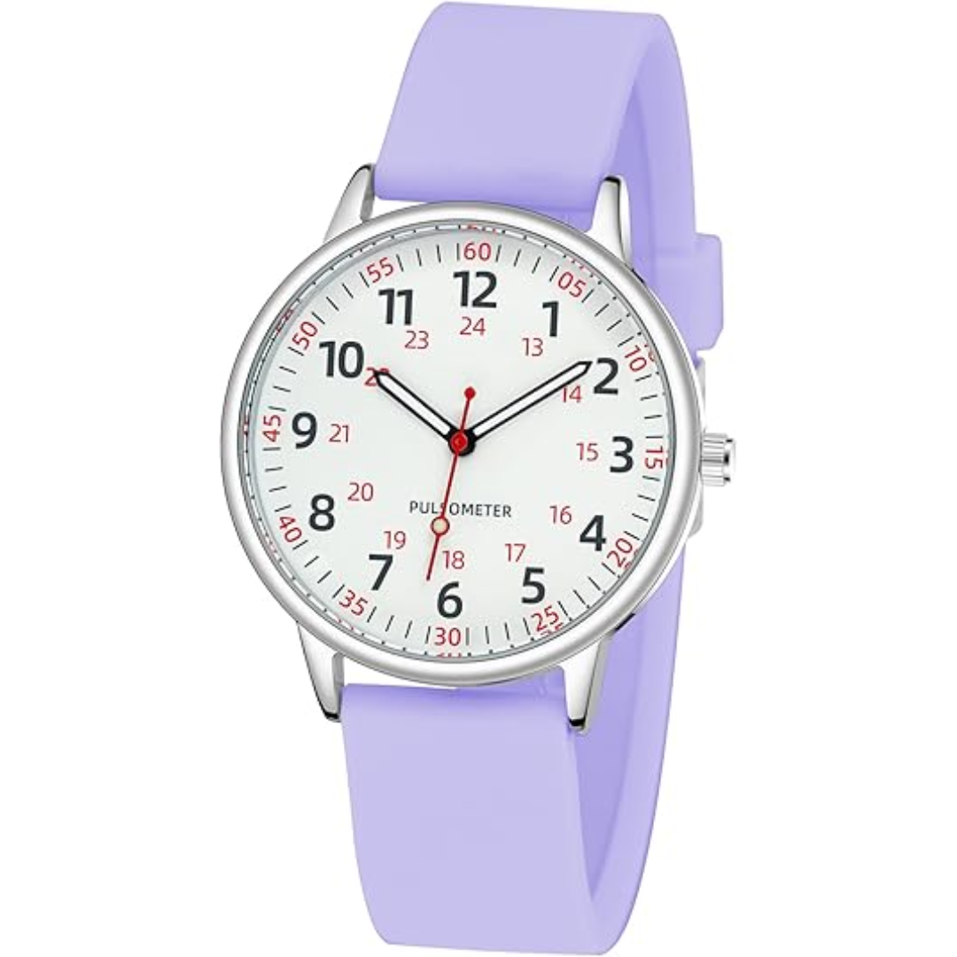 Femke Waterproof Nurses Watch - Easy-Read Analogue Dial