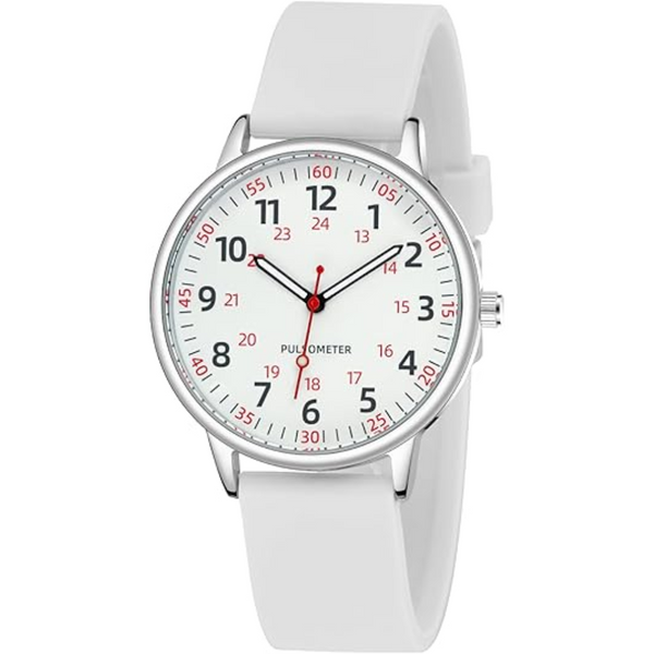 Femke Waterproof Nurses Watch - Easy-Read Analogue Dial