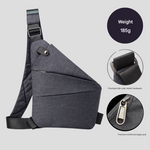 Anti-Theft Sling Bag - Hidden Zipper & RFID Protection