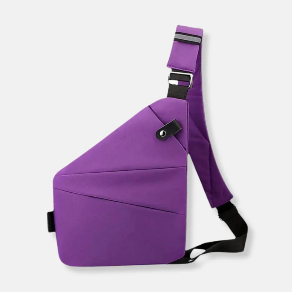 Anti-Theft Sling Bag - Hidden Zipper & RFID Protection