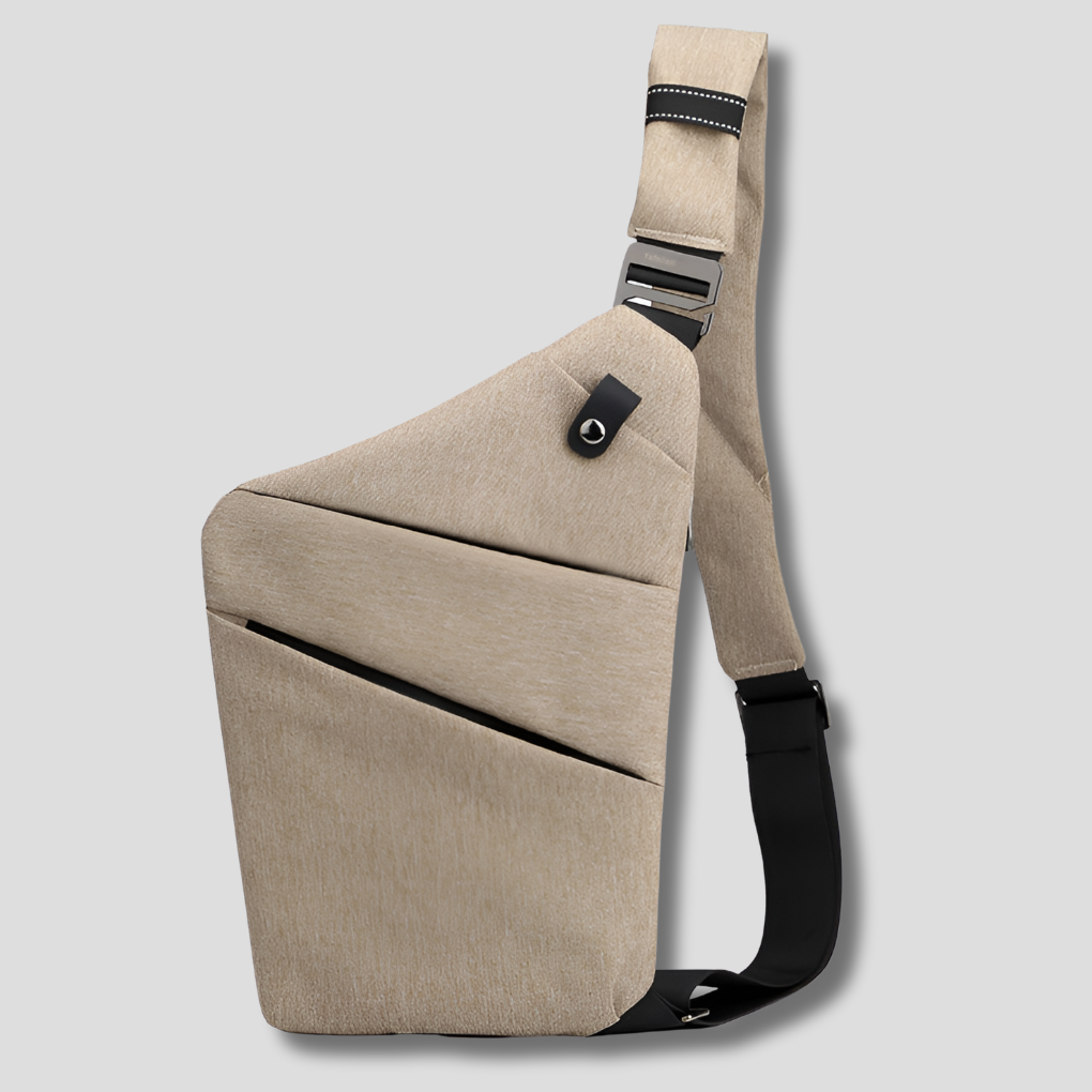 Anti-Theft Sling Bag - Hidden Zipper & RFID Protection