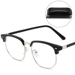 Blue Light Blocking Half-Rim Glasses - Everyday Eye Comfort