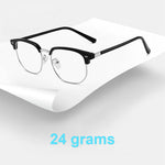 Blue Light Blocking Half-Rim Glasses - Everyday Eye Comfort
