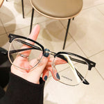 Blue Light Blocking Half-Rim Glasses - Everyday Eye Comfort