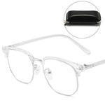 Blue Light Blocking Half-Rim Glasses - Everyday Eye Comfort