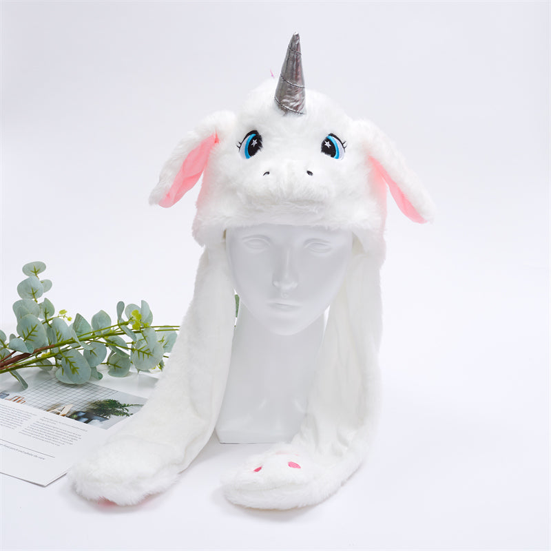 BunnyJoy Interactive Hat - Wiggly Ears for Costumes & Parties
