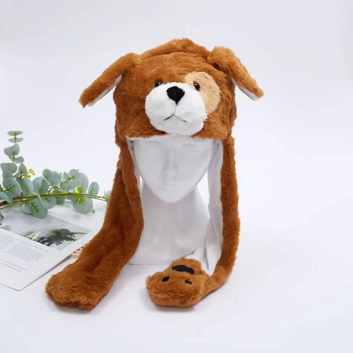 BunnyJoy Interactive Hat - Wiggly Ears for Costumes & Parties
