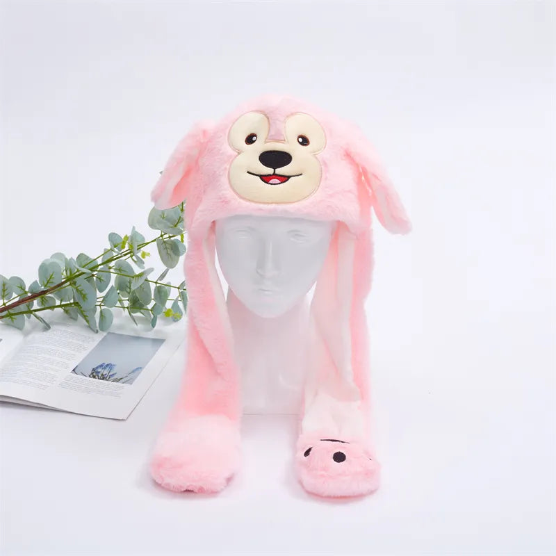 BunnyJoy Interactive Hat - Wiggly Ears for Costumes & Parties