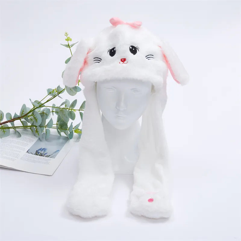 BunnyJoy Interactive Hat - Wiggly Ears for Costumes & Parties