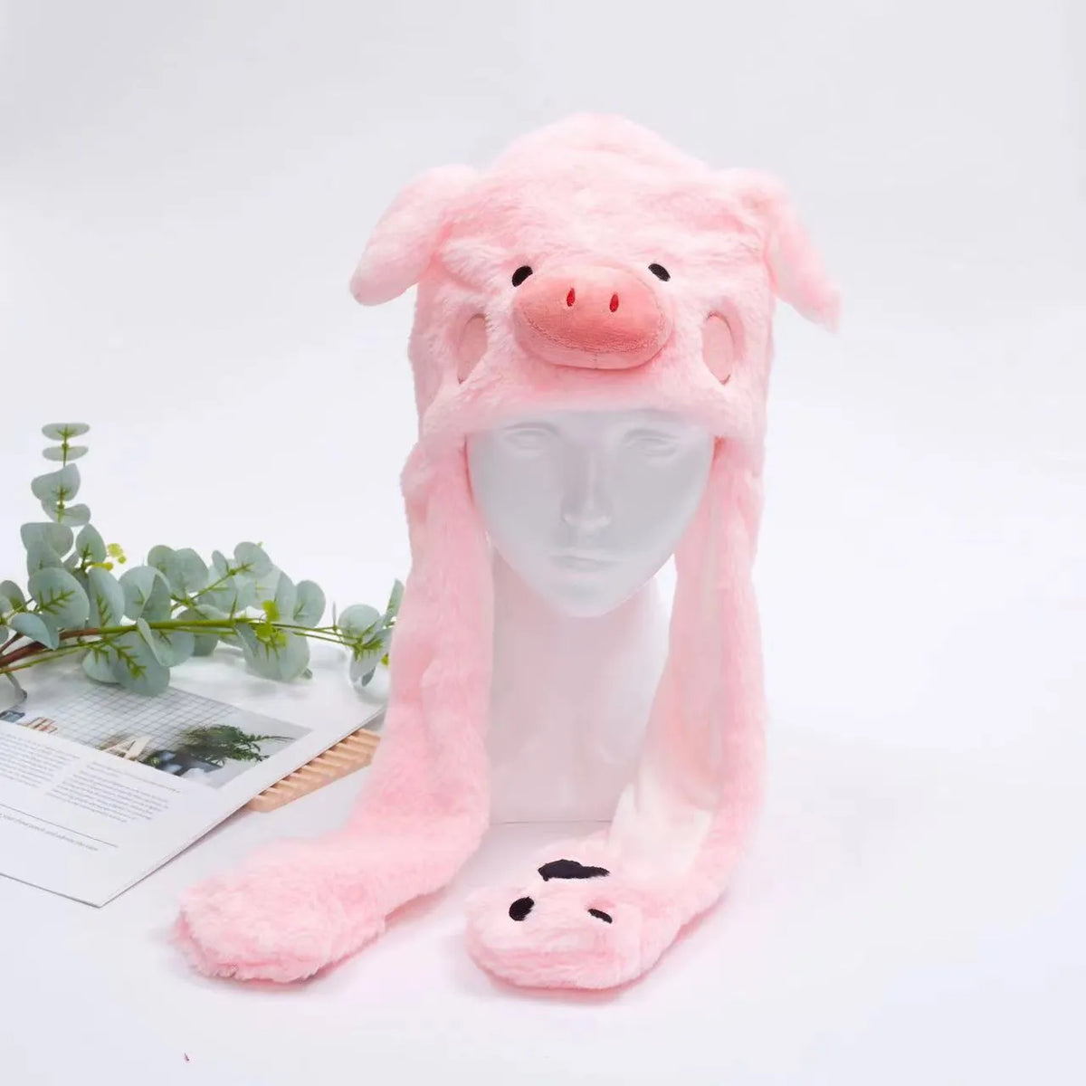 BunnyJoy Interactive Hat - Wiggly Ears for Costumes & Parties