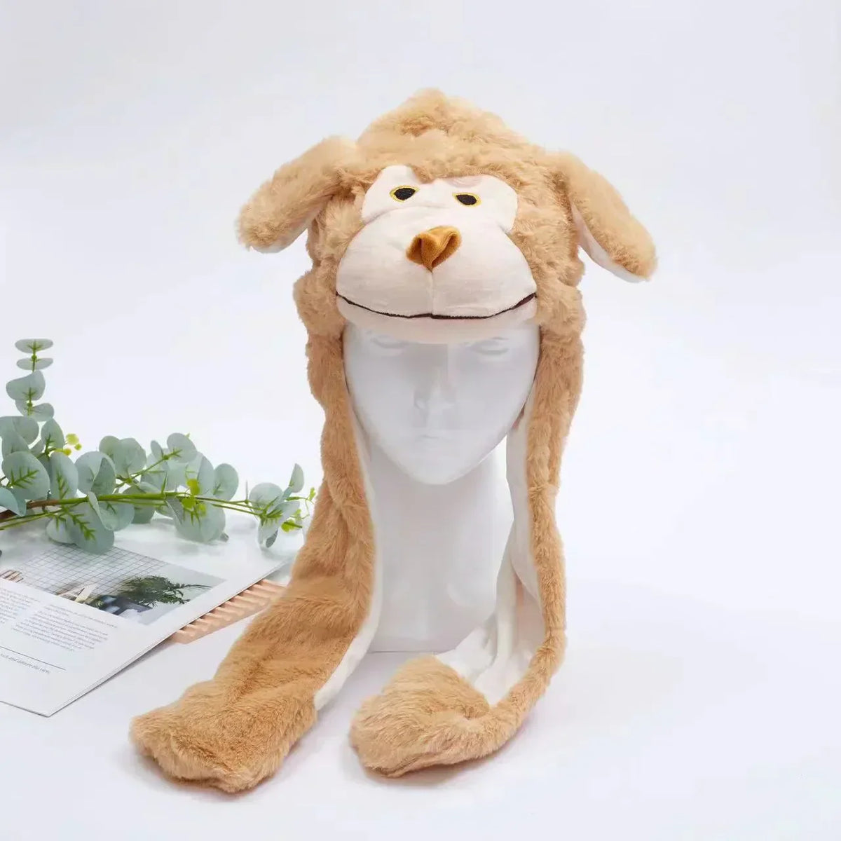 BunnyJoy Interactive Hat - Wiggly Ears for Costumes & Parties